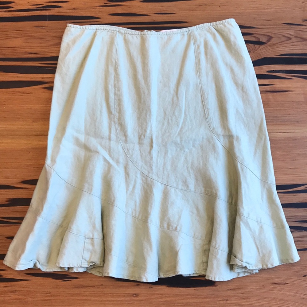Sea foam green skirt